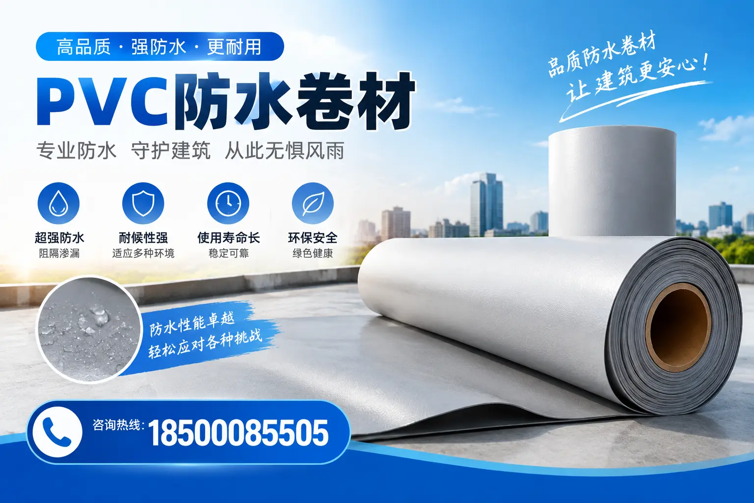 如何选择高质量的PVC防水卷材？潜江消费者必看指南